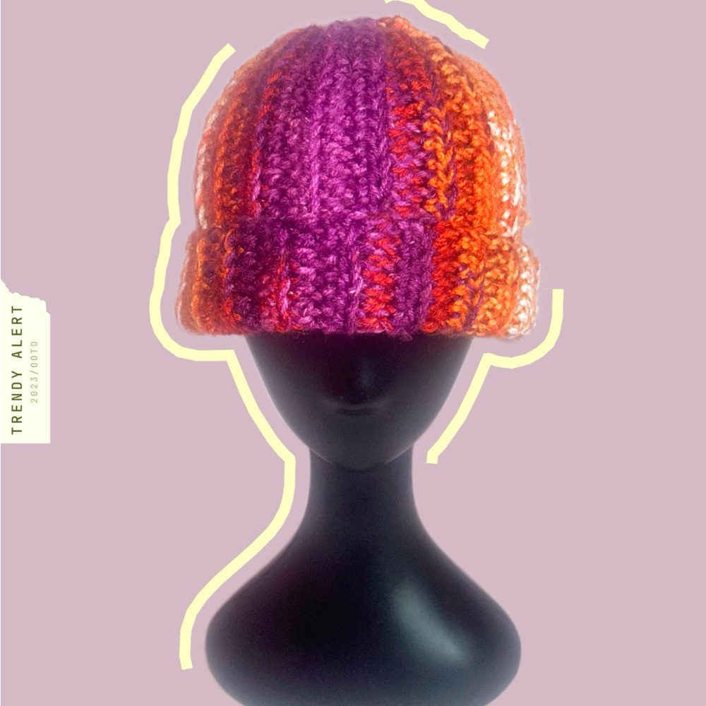 Colorful Crochet Beanie